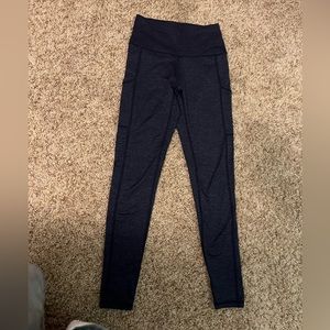 Aerie leggings, navy, side pockets